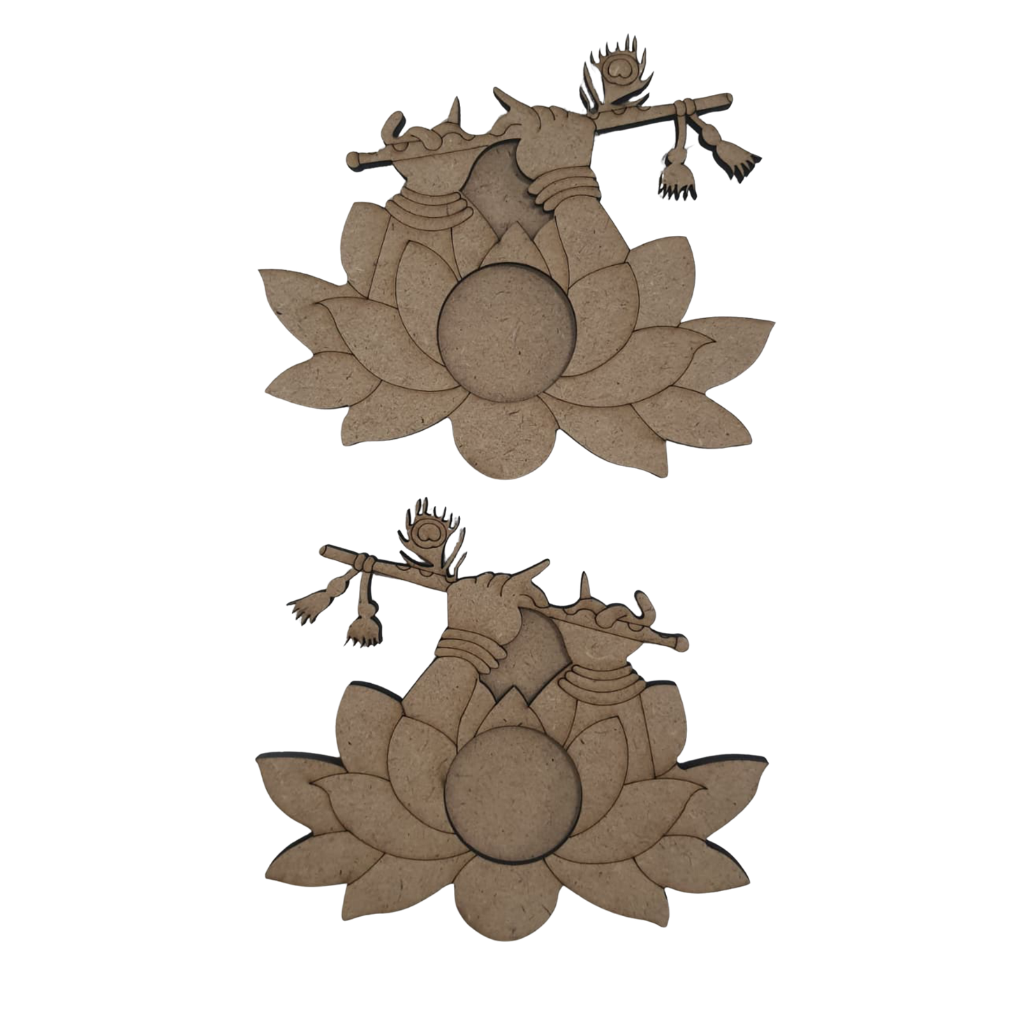 Bansuri (Flute) MDF Tea Light Holder - 105