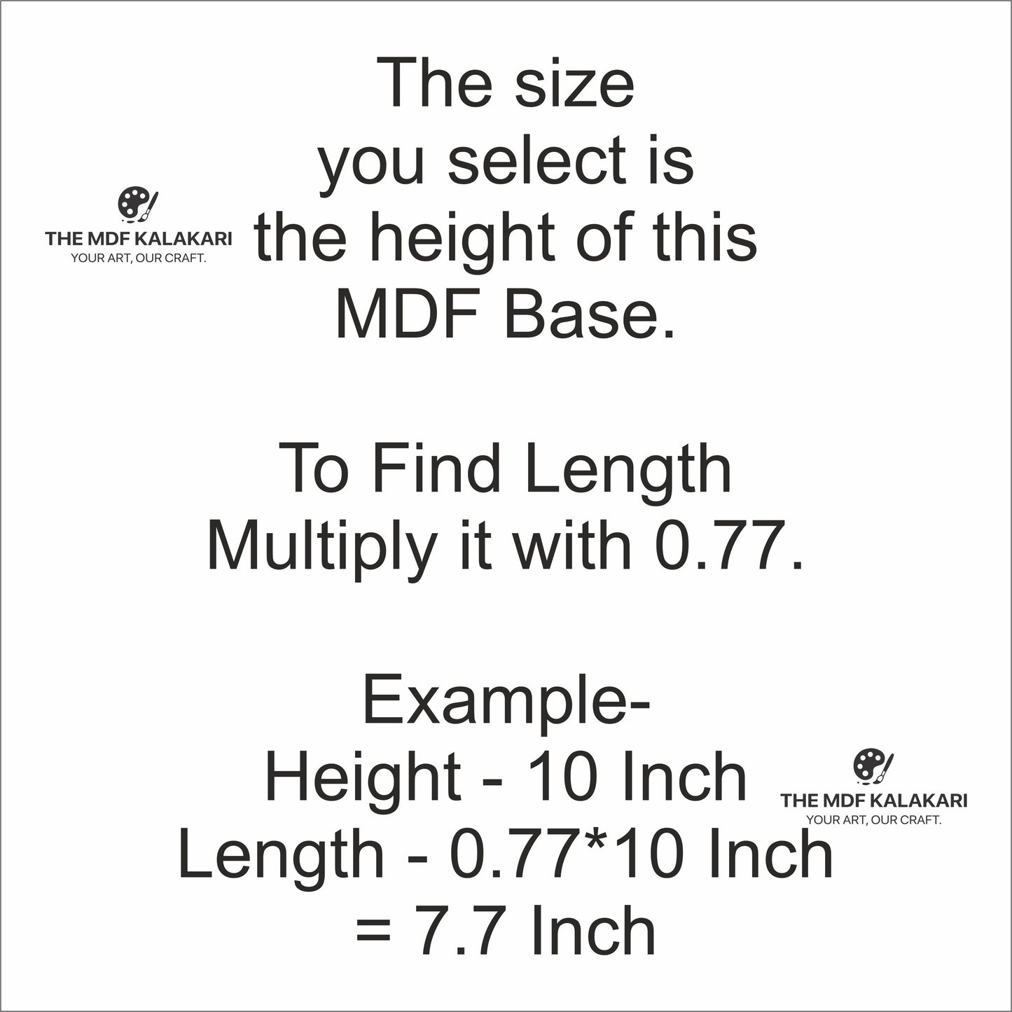 Plain MDF Base - 19