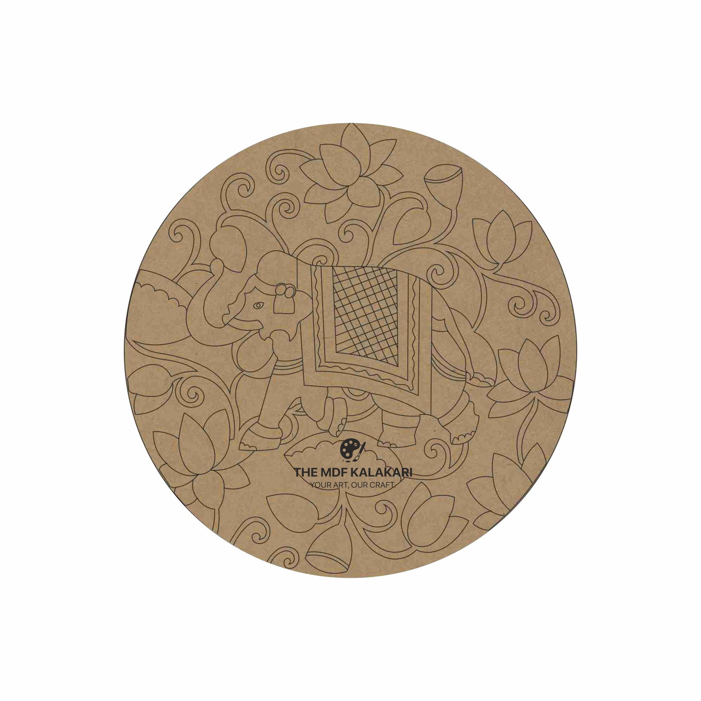 Round Premarked MDF Base - 1