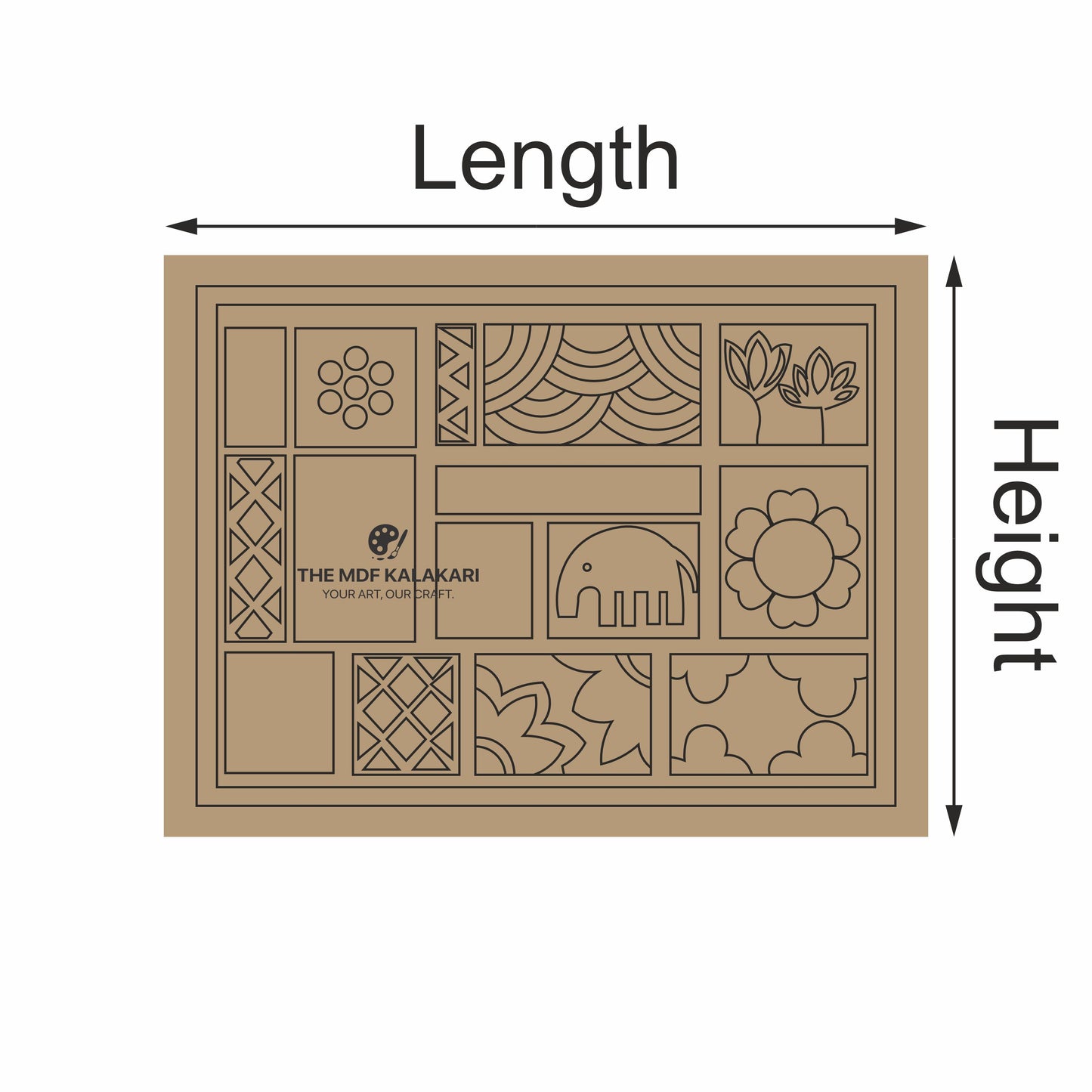 Lippan Art MDF Base-67