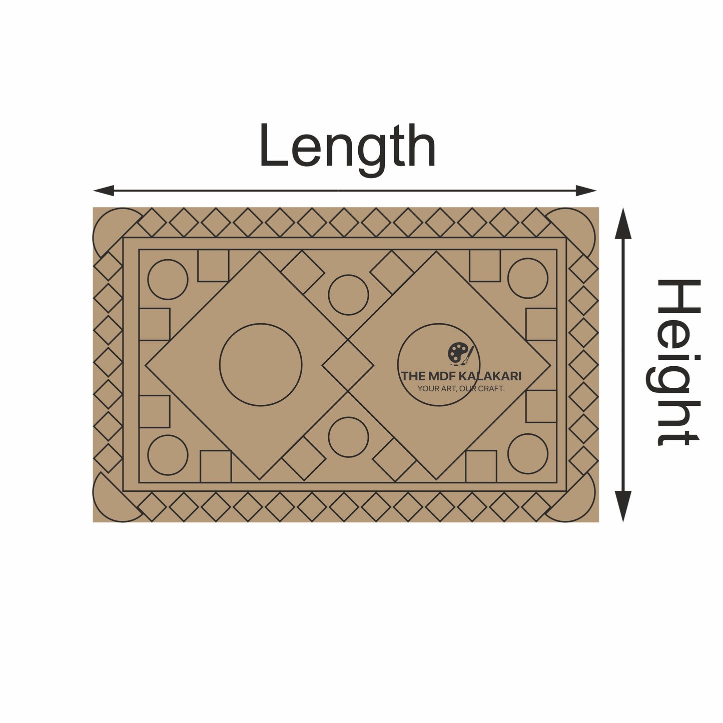Lippan Art MDF Base-69