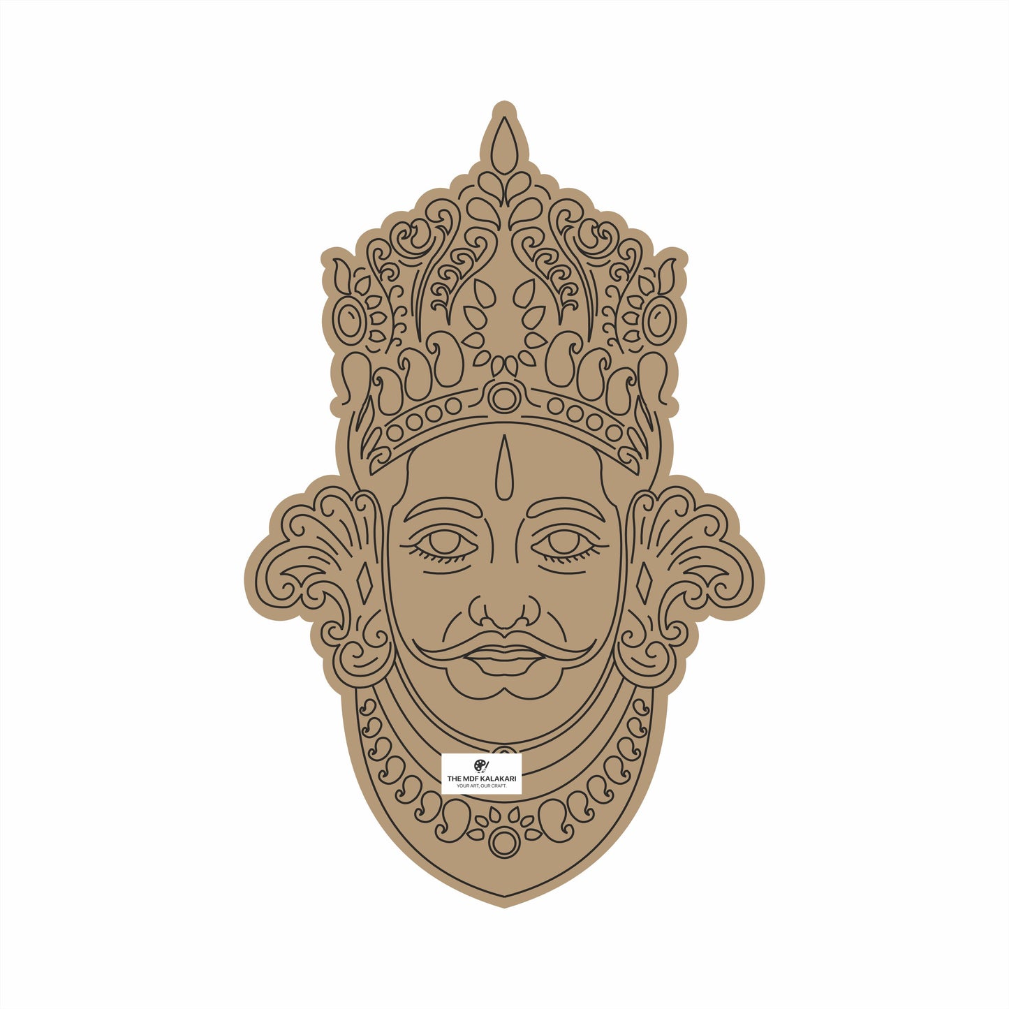 Khatu Shyamji Premarked MDF Cut Out - 75