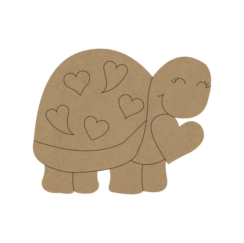 Tortoise MDF Fridge Magnet – DIY Craft Magnet for Kids - 34
