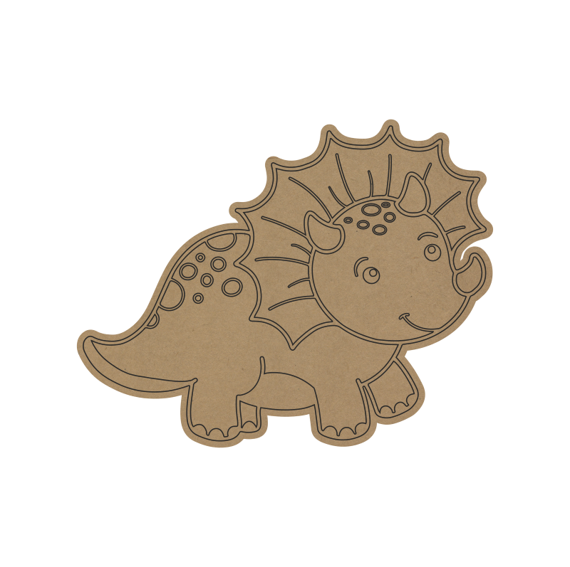 Dinosaur DIY Fridge Magnet – MDF Craft Activity for Kids - 46