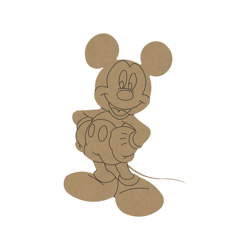 Mouse DIY Fridge Magnet – MDF Craft for Kids - 49
