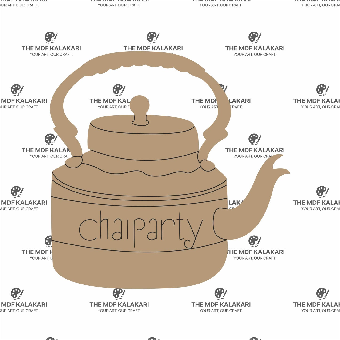 Kettle Premarked MDF Cut Out - 110
