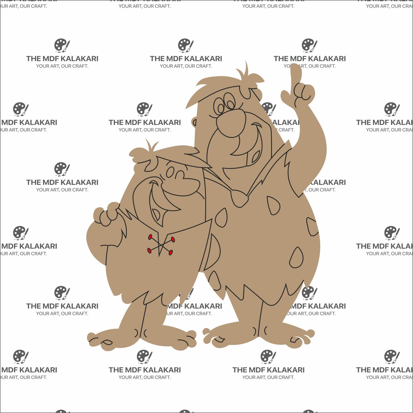 Cartoon Base Premarked MDF Cut Out - 133