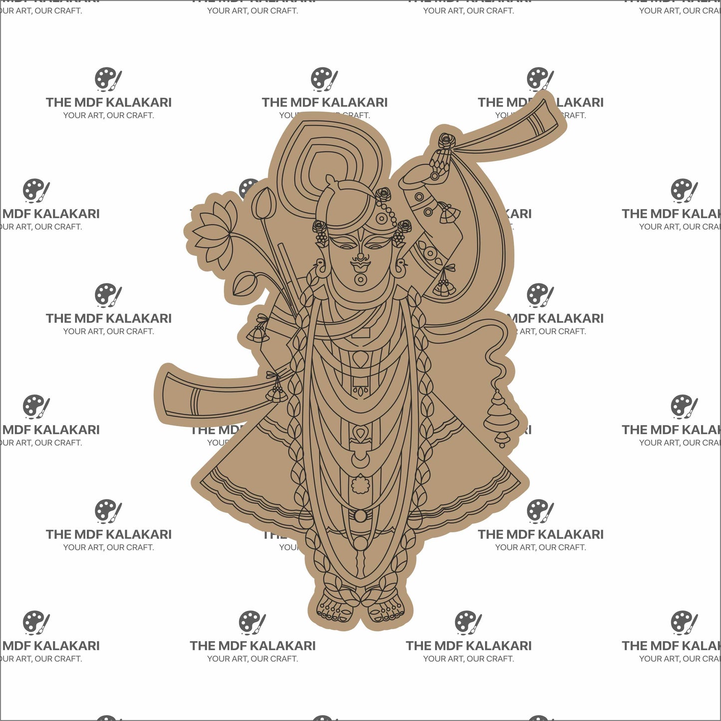 Shrinathji Premarked MDF Cut Out - 150