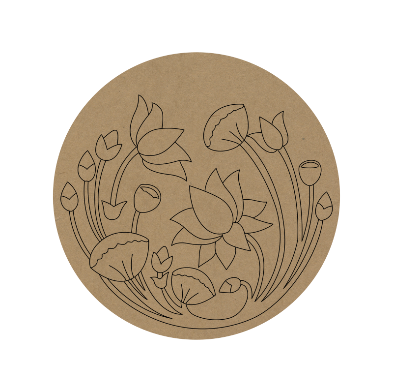 Pichawai Lotus Premarked MDF Base - 36