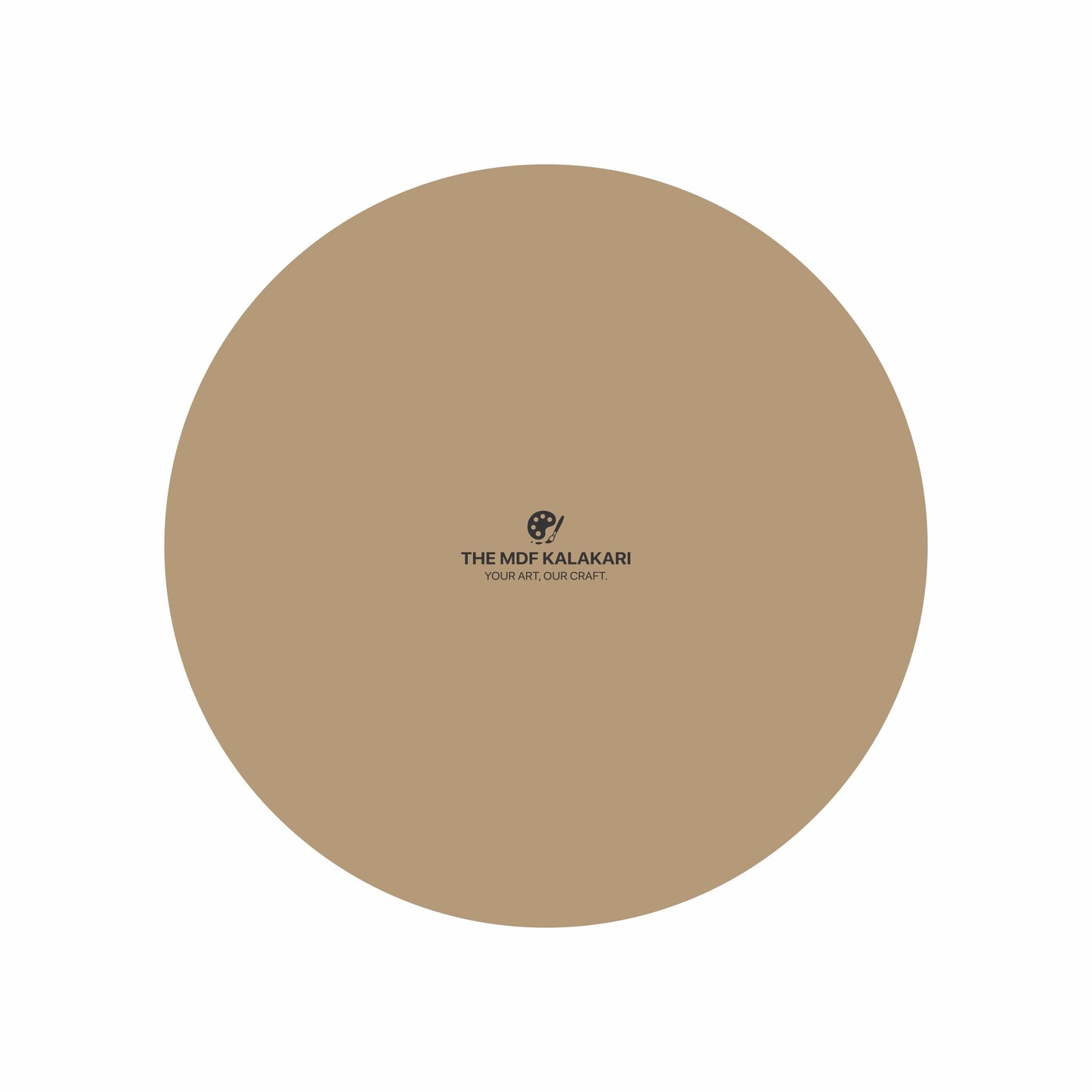 Plain round MDF base laser cut for DIY craft projects
Round MDF board available in multiple thickness options