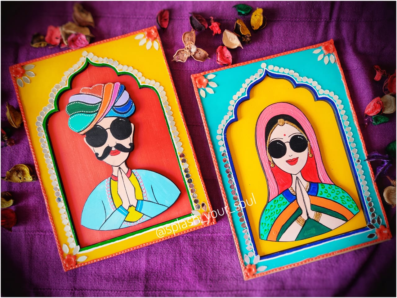 Double-layer Jharokha design made from MDF