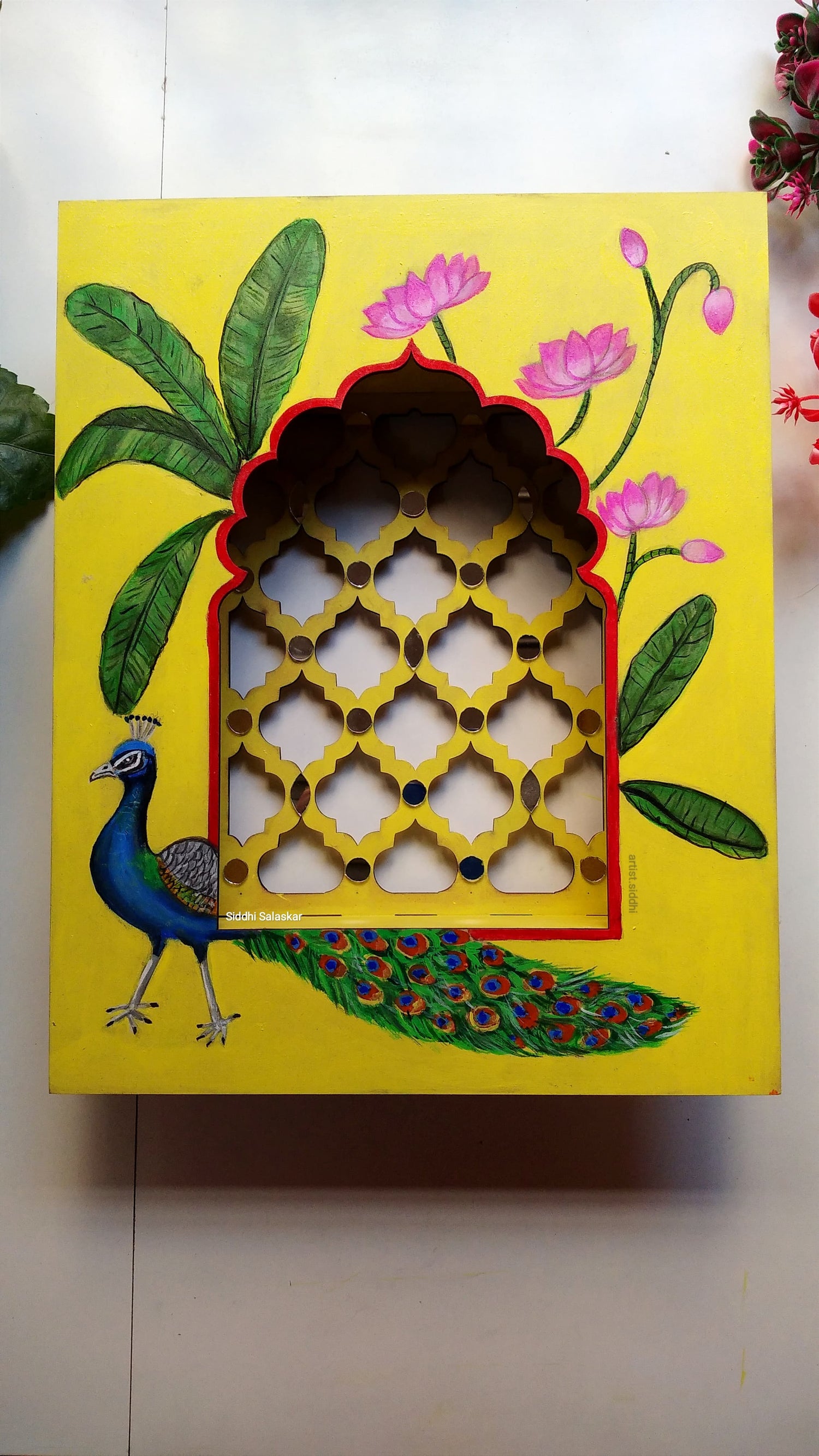 MDF Jharokha for DIY wall decoration project