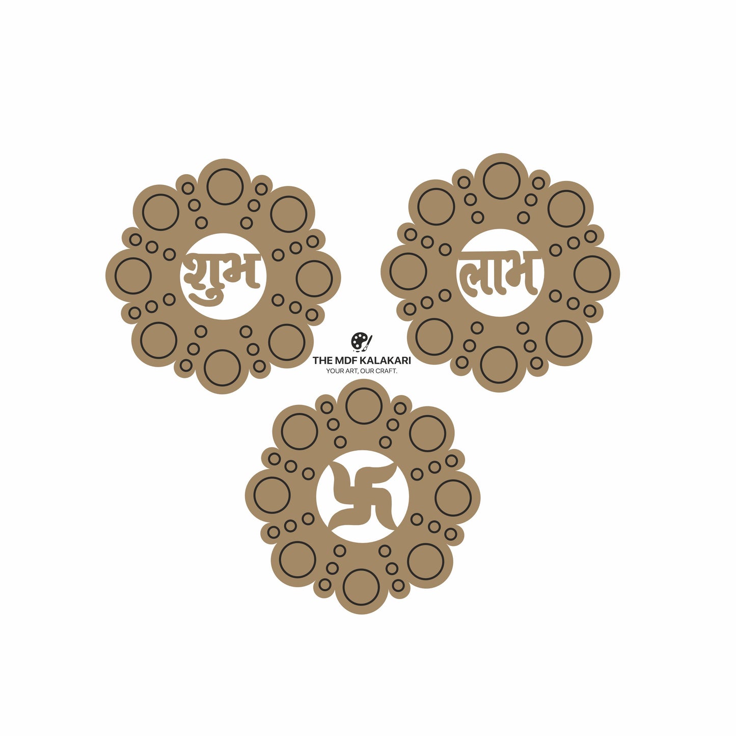 Shubh-Labh MDF Cut Outs - 18