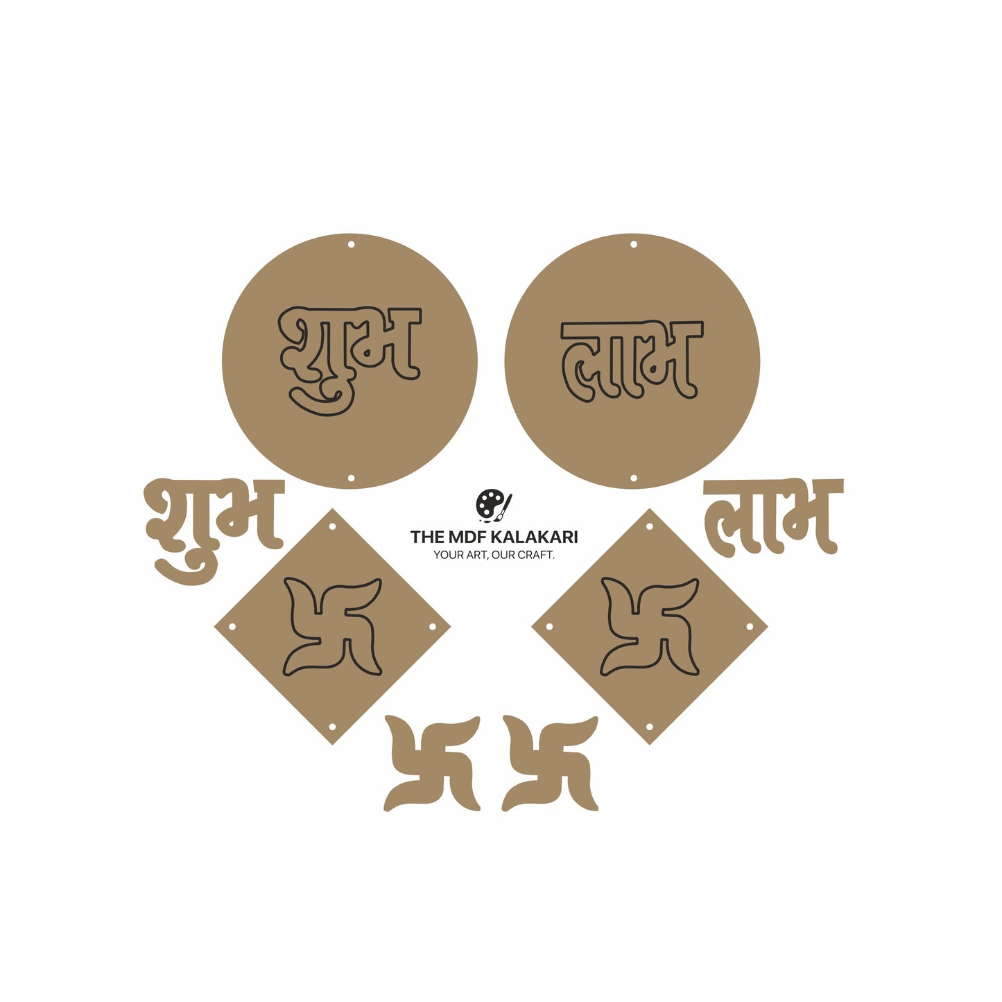 Shubh-Labh MDF Cut Outs - 19