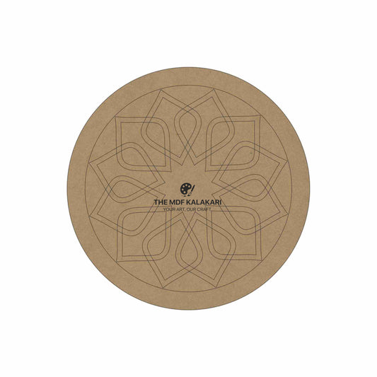 Premarked Round MDF Base - 12