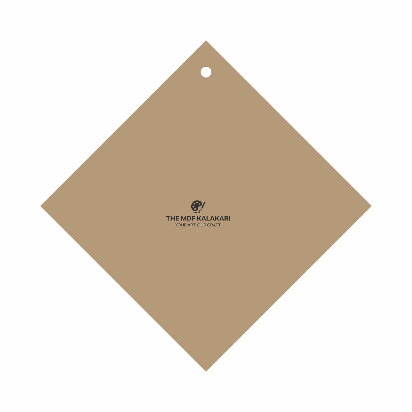 Plain MDF Base (Single Hole on Top) - 13