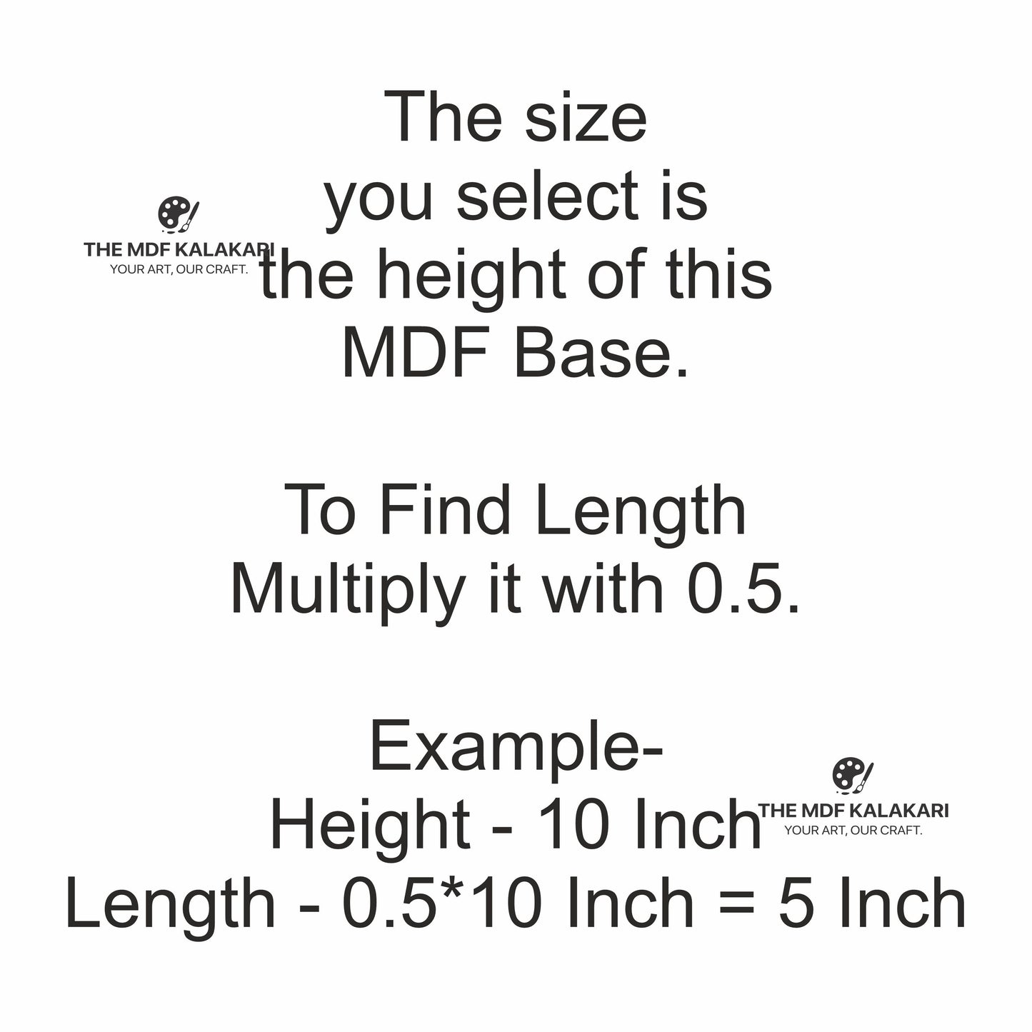 Plain MDF Base - 17