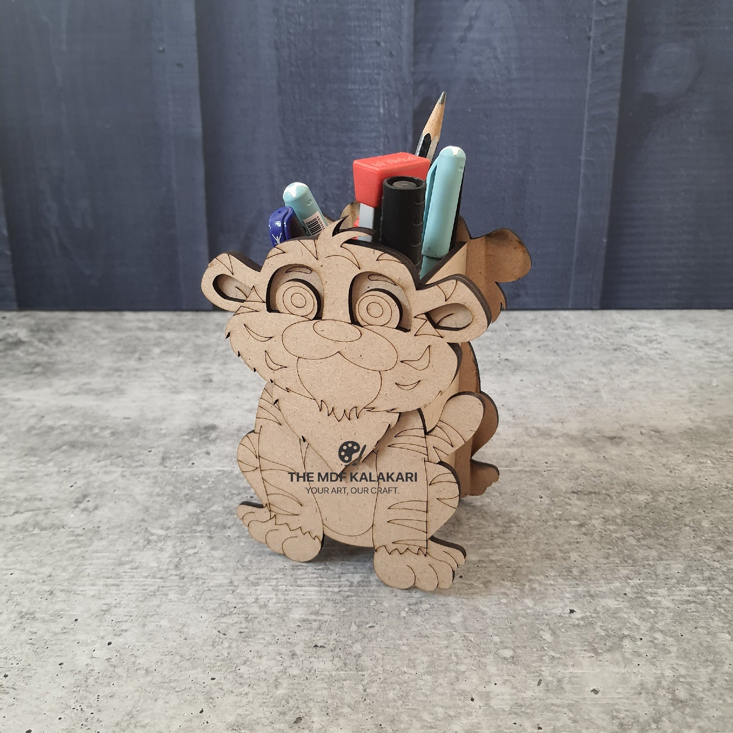 Tiger DIY Pen Stand - 4