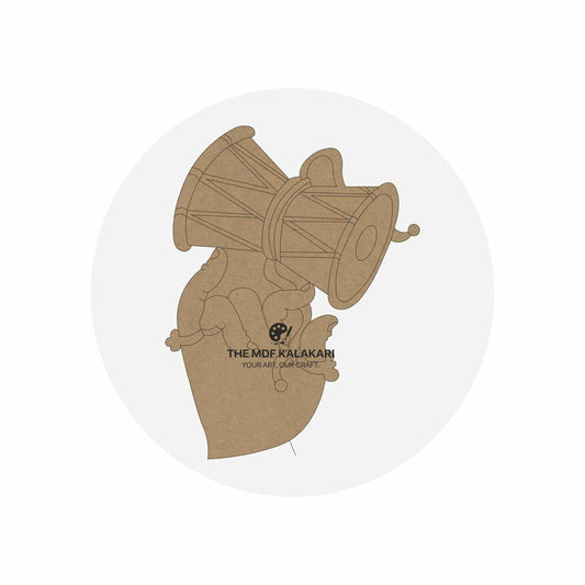 Damru Premarked MDF Cut Out - 18