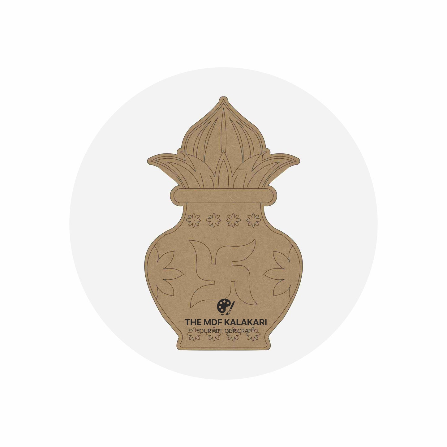 Kalash Premarked MDF Cut Out - 20