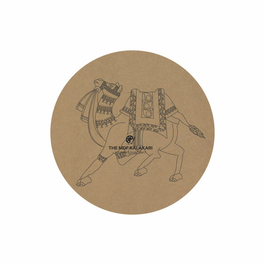 Camel Premarked Round MDF Base - 27