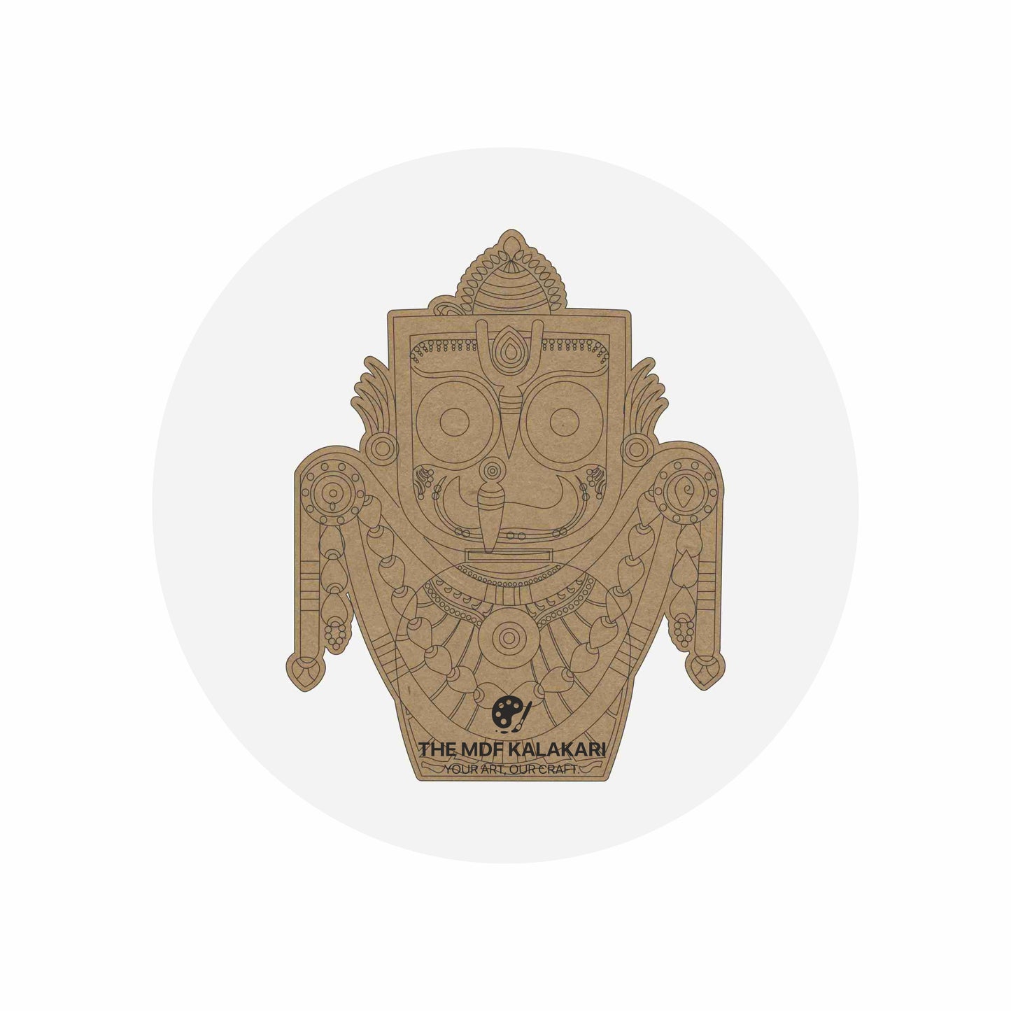 Jagannath Prabhu Premarked MDF Cut Out - 32