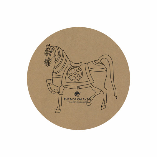 Horse Premarked MDF Base - 35