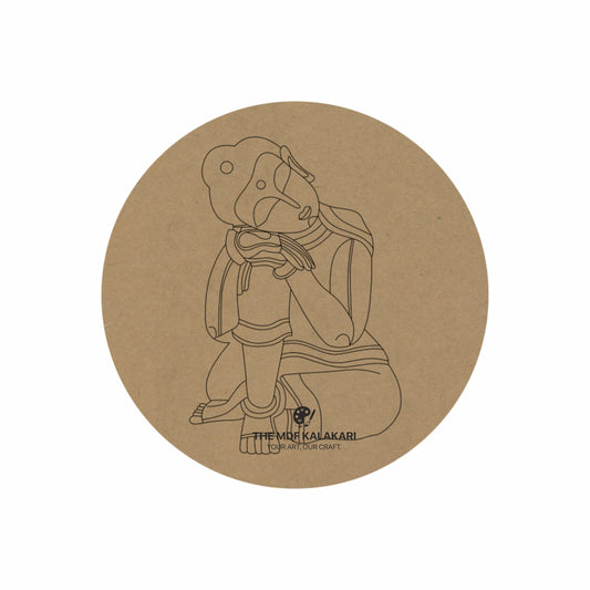 Premarked Round MDF Base - 37