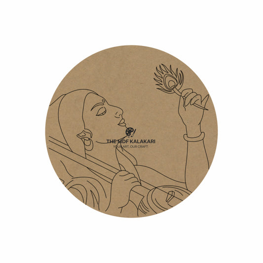 Premarked Round MDF Base - 39