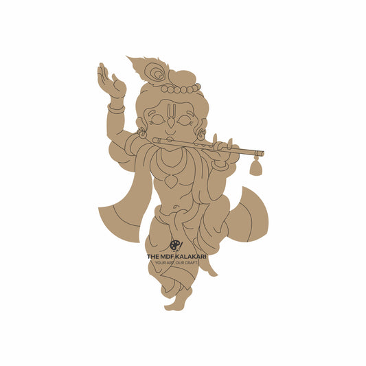 Krishnaji Premarked MDF Cut Out - 41