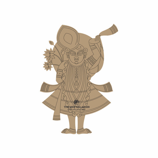 Shrinathji Premarked MDF Cut Out - 42