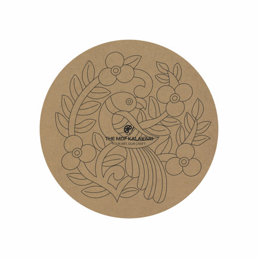 Parrot Premarked Round MDF Base - 47