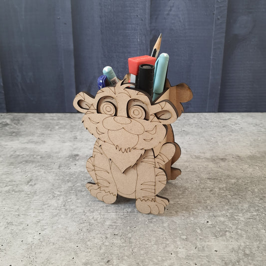Tiger DIY Pen Stand - 4