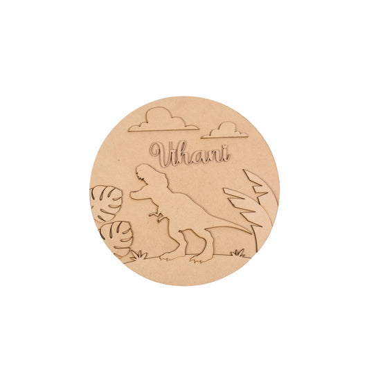 Dinosaurs Kids Name Plate - 4