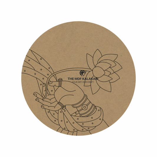Lotus Premarked Round MDF Base - 51