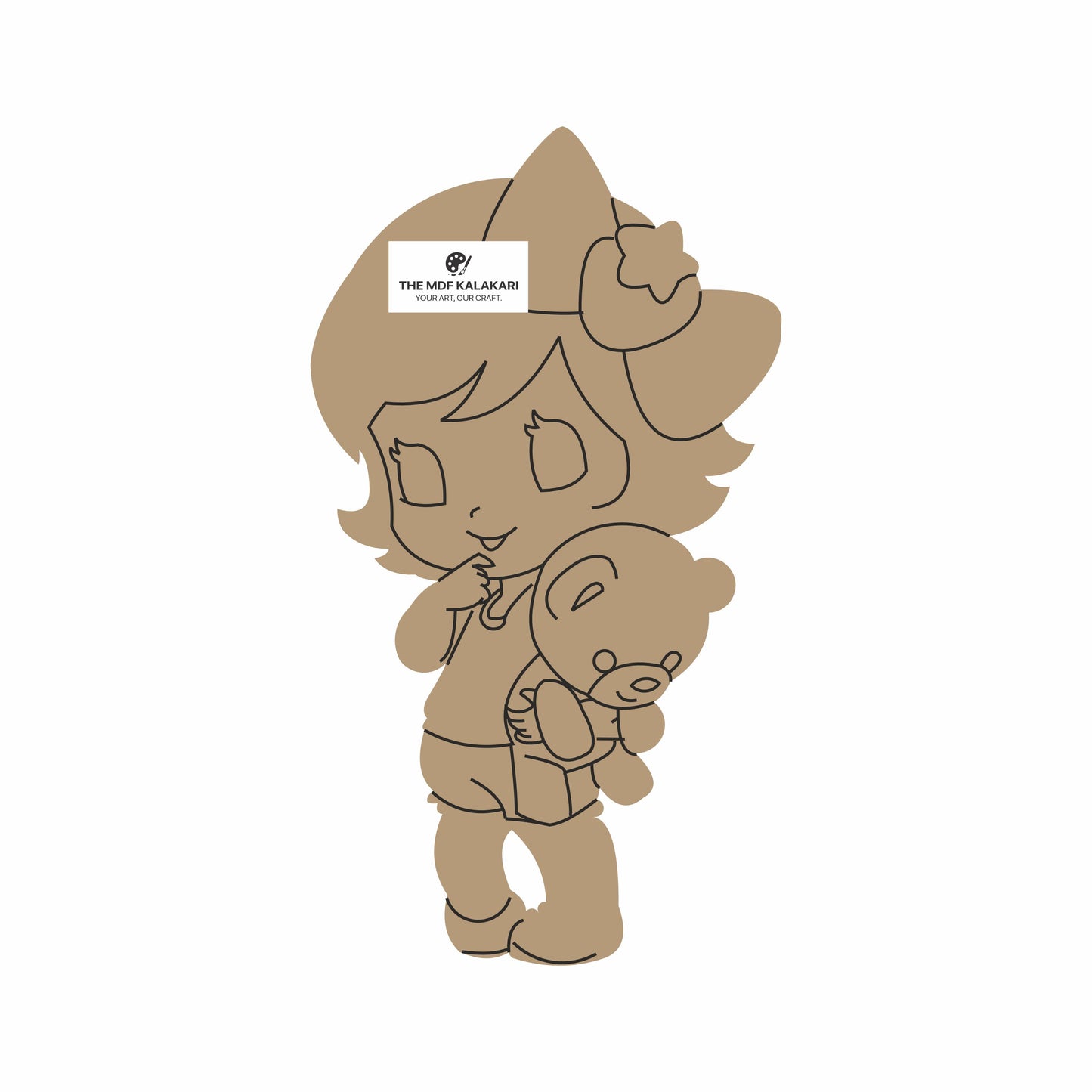 Premarked MDF Cut Out - 53