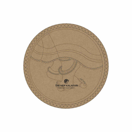 Dancing Feet Premarked Round MDF Base - 5