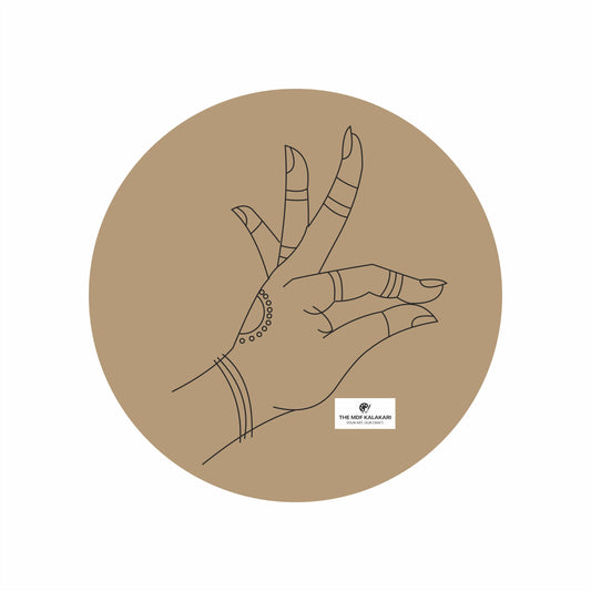 Dancing Pose Premarked Round MDF Base - 60