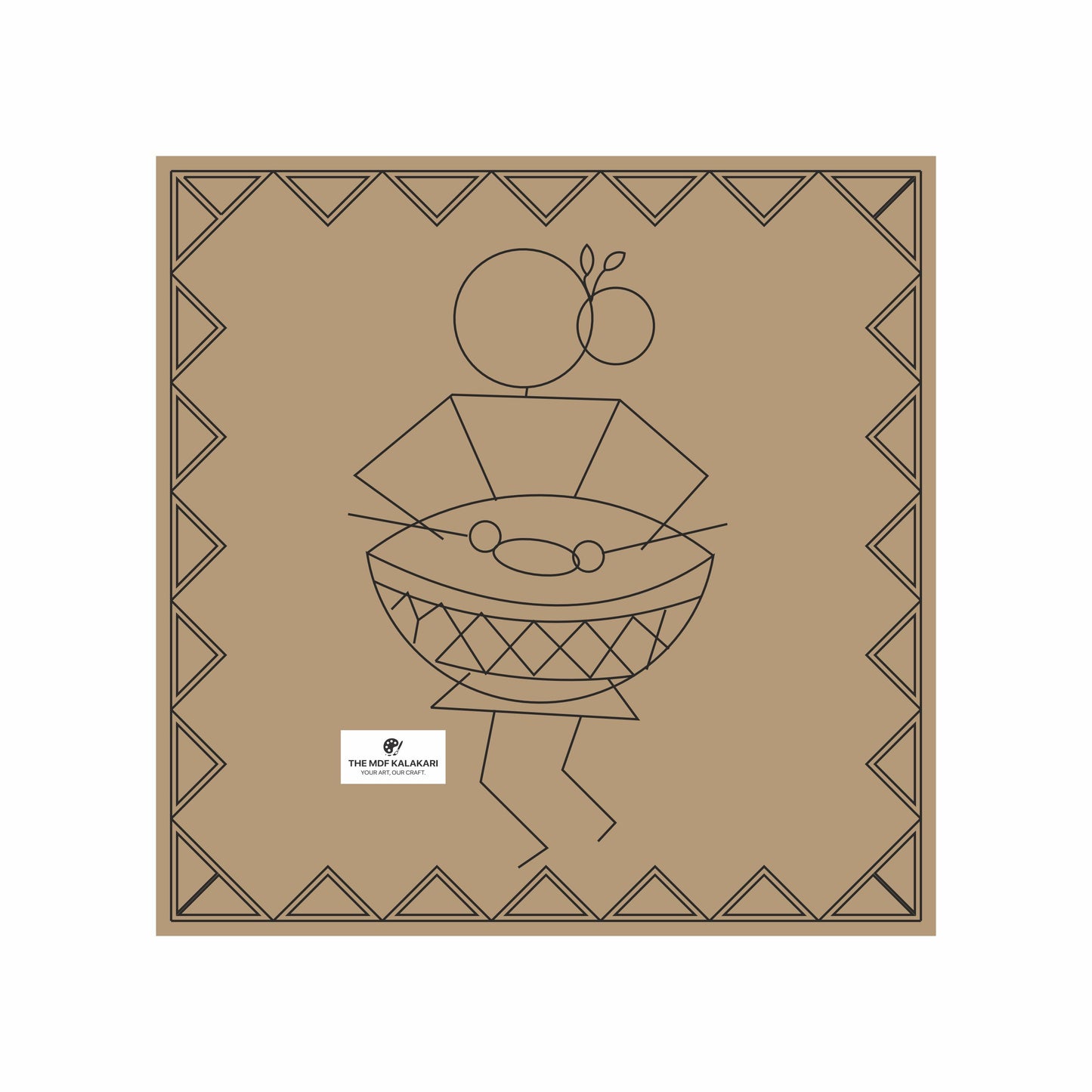 Premarked MDF Cut Out - 60