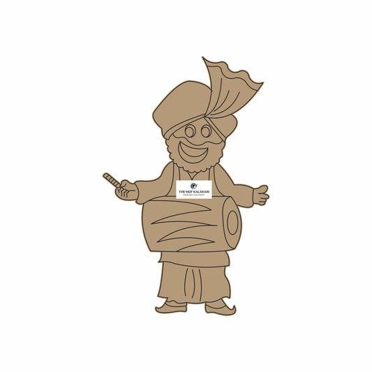 Punjabi Premarked MDF Cut Out - 62