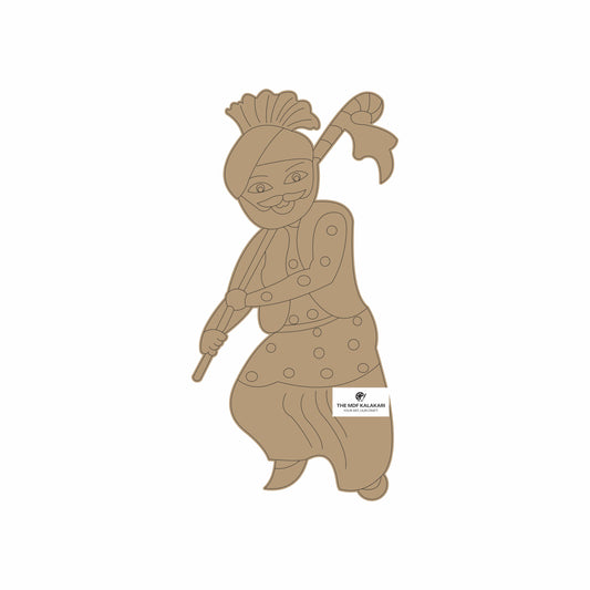 Punjabi Premarked MDF Cut Out - 63