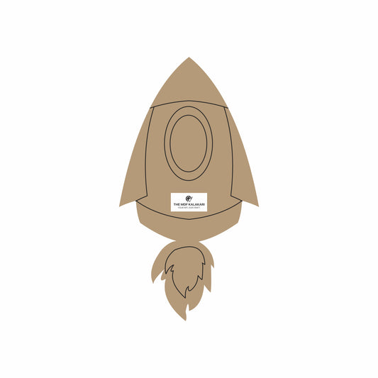 Rocket Premarked MDF Cut Out - 65