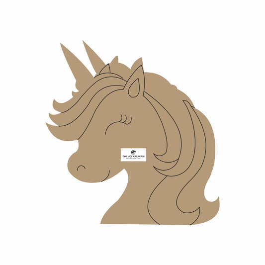 Unicorn Premarked MDF Cut Out - 67