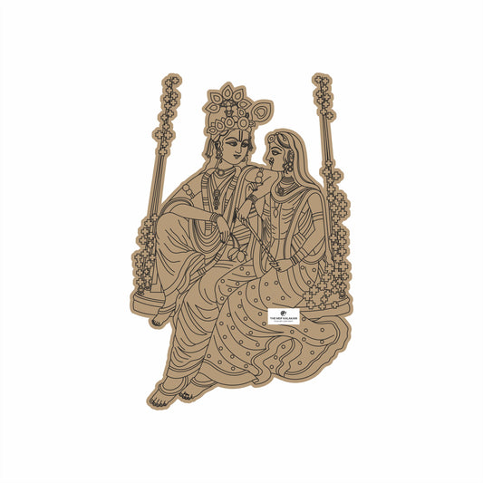 Radhe-Shyam Premarked MDF Cut Out - 69