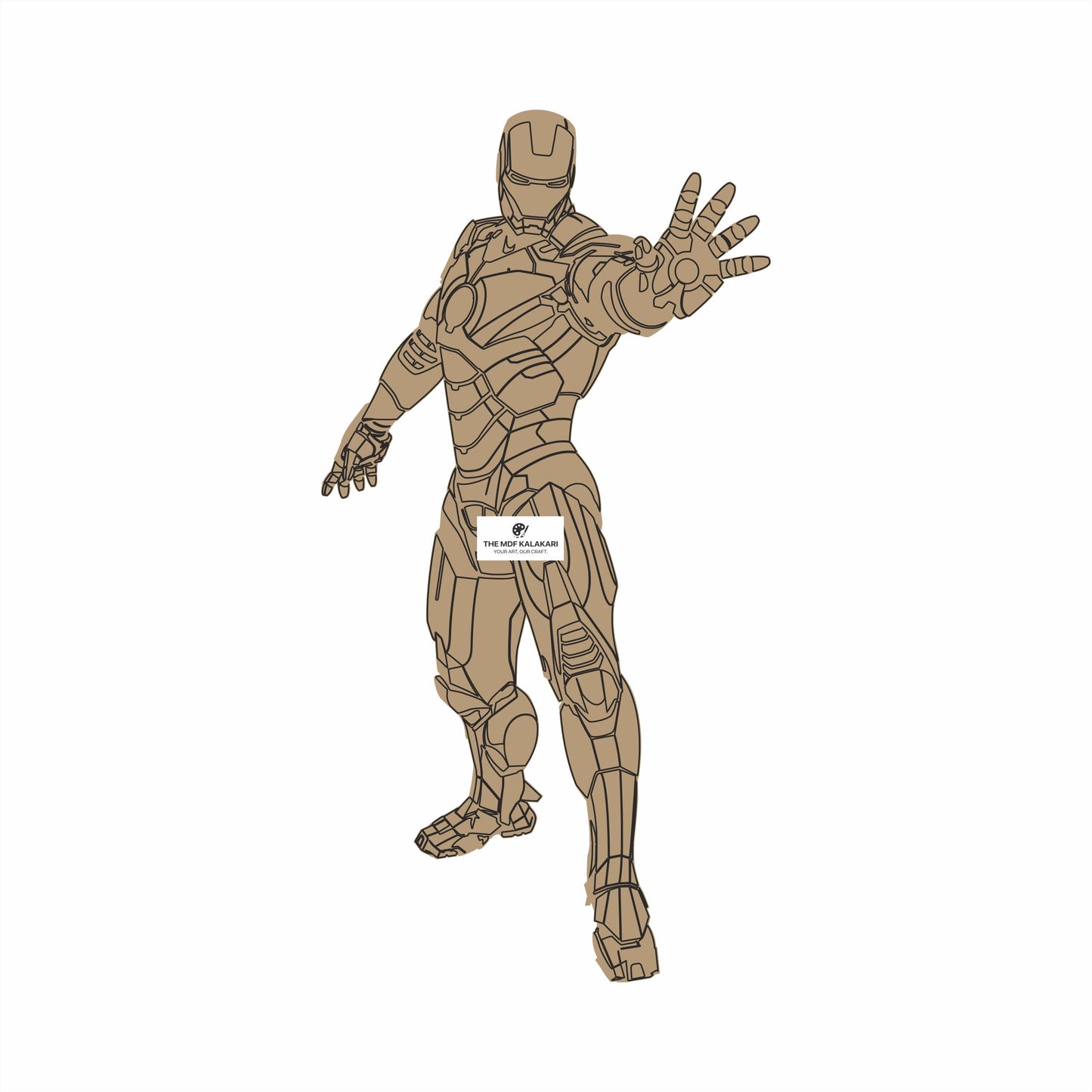 Ironman Premarked MDF Cut Out - 77