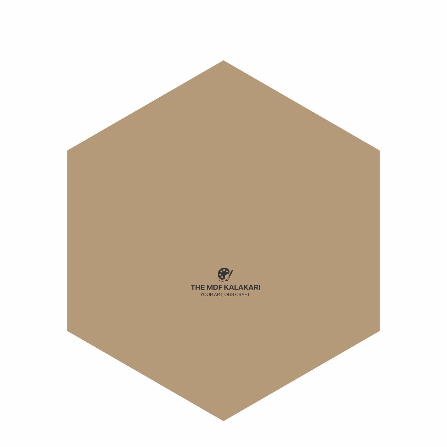 Hexagon Plain MDF Base - 7