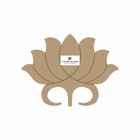 Lotus Premarked MDF Cut Out - 85