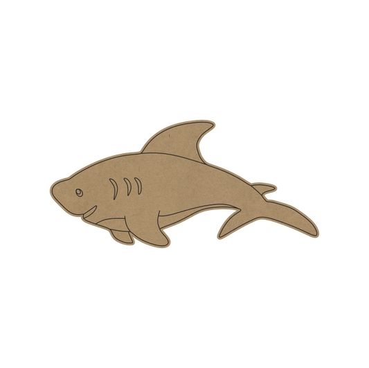Shark DIY Fridge Magnet – MDF Craft Base for Kids - 16