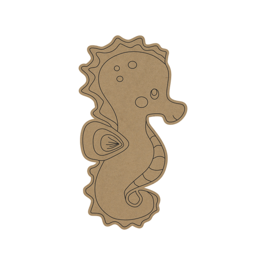 Sea Horse shape MDF DIY fridge magnet - 13
