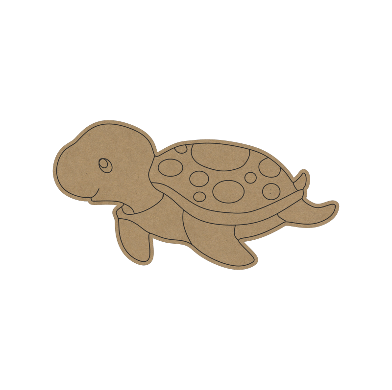 Turtle DIY Fridge Magnet – MDF Craft Kit for Kids - 12